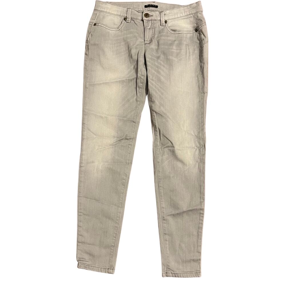 Sisley Super Skinny Jeans Neutral Beige Stretch Denim W29 L30 EU Designer